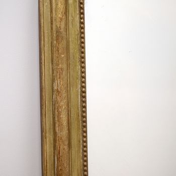 Large Louis Philippe Overmantel Mirror