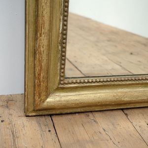 Large Louis Philippe Overmantel Mirror