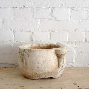 Antique French Marble Mortar