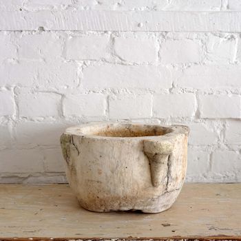 Antique French Marble Mortar