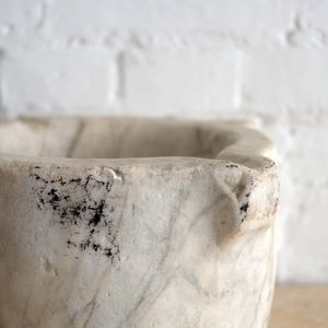 Antique French Marble Mortar