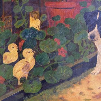 Naive Terrier Painting