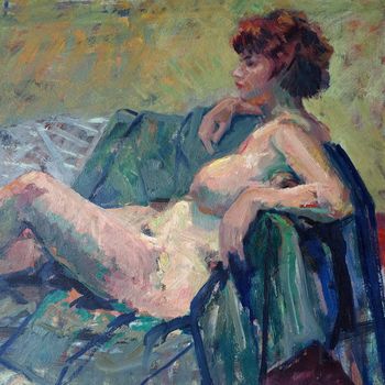 Reclining Nude - F Bagust