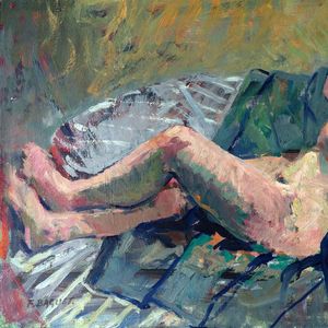 Reclining Nude - F Bagust