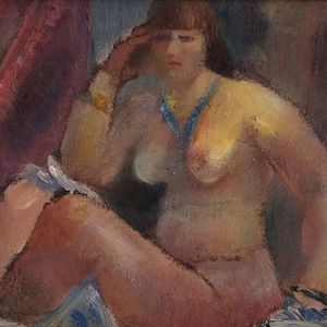 Reclining Nude French School