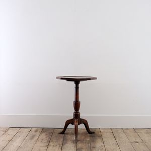 Octagonal Top English Side Table