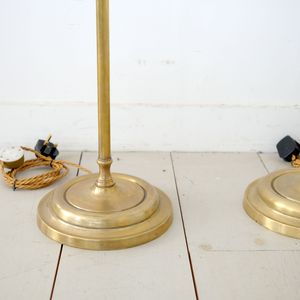 Pair of Brass Floor Lamps