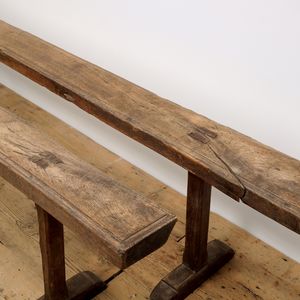 Pair of French Country Benches