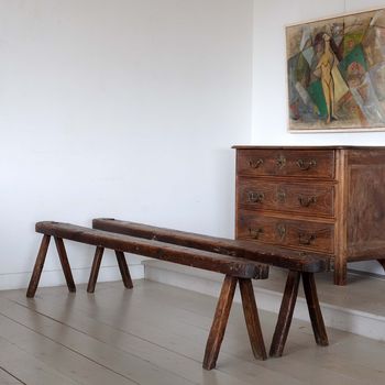 Pair of French Country Benches