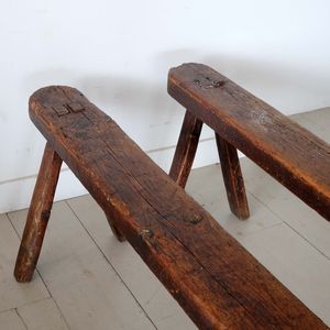 Pair of French Country Benches