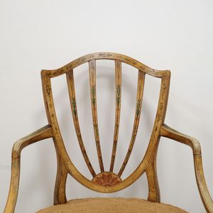 Pair of Sheraton Style Armchairs