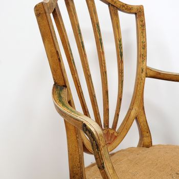 Pair of Sheraton Style Armchairs