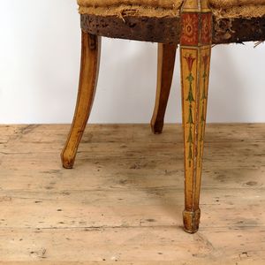 Pair of Sheraton Style Armchairs