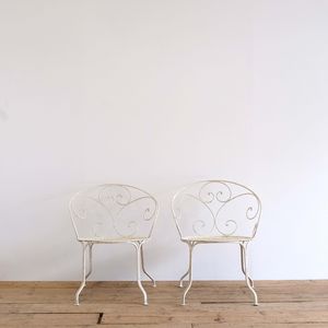 Pair of French Garden Chairs