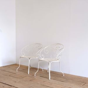 Pair of French Garden Chairs