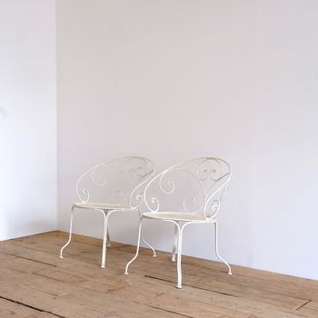 Pair of French Garden Chairs