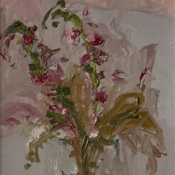 Rachel Arif - Wildflowers in Glass Vase