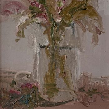 Rachel Arif - Wildflowers in Glass Vase