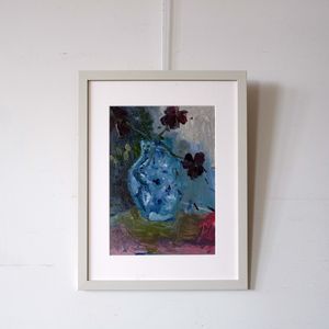 Rachel Arif - Purple Shamrock Antique Blue