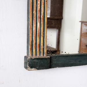 18th Century French Reeded Mirror