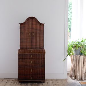 Italian Reeded Secretaire