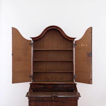 Italian Reeded Secretaire