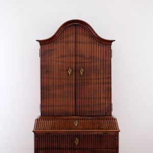Italian Reeded Secretaire