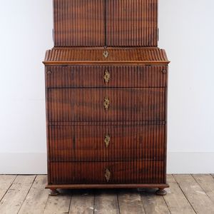 Italian Reeded Secretaire
