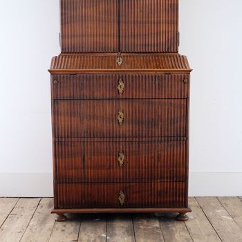 Italian Reeded Secretaire