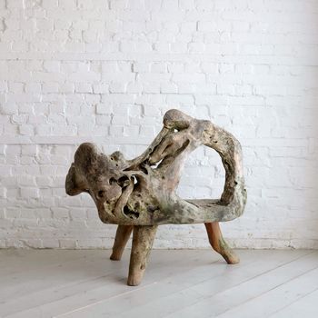 Sculptural Teak Root Bench