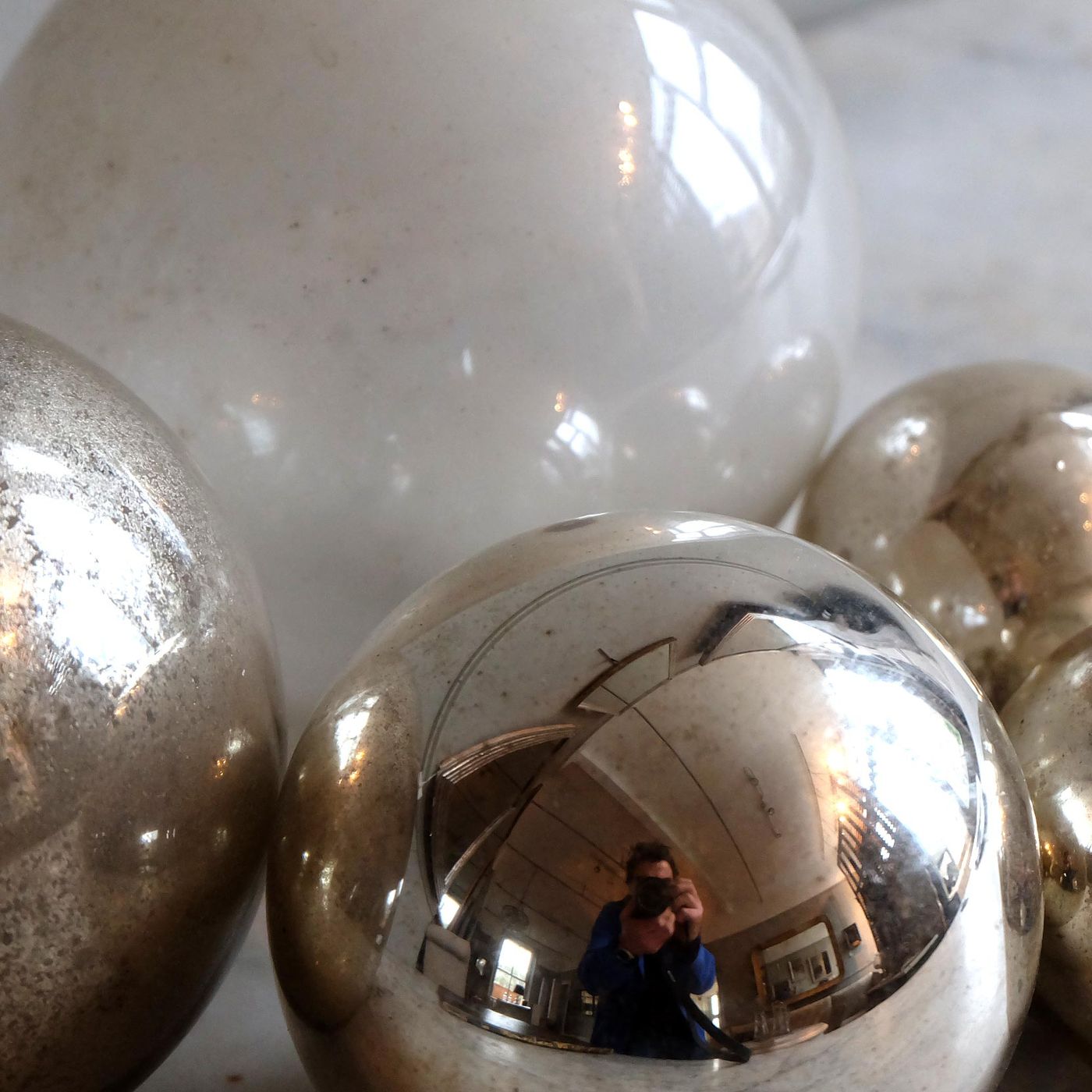 Mercury Glass Witches Balls › Puckhaber Decorative Antiques