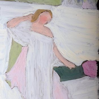 Small Figurative Study on Glass