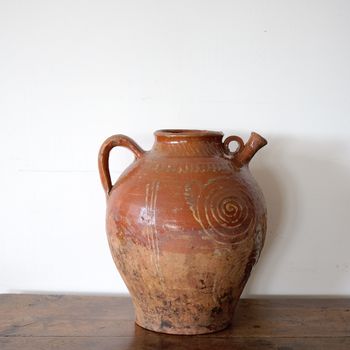 Antique Spanish Oil Pot