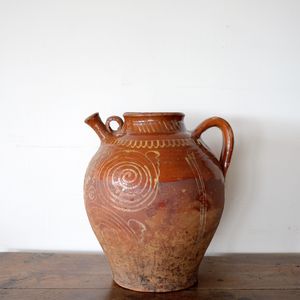 Antique Spanish Oil Pot