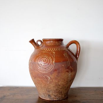 Antique Spanish Oil Pot