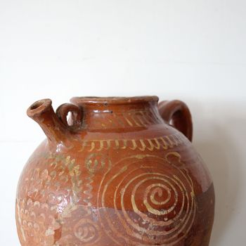Antique Spanish Oil Pot