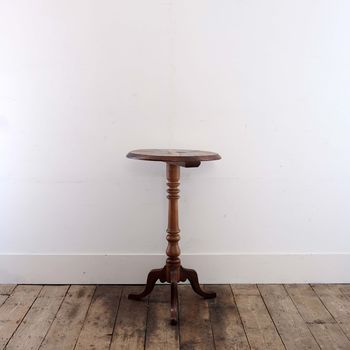 Antique English Specimen Top Side Table