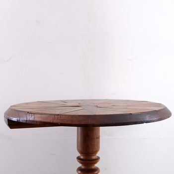 Antique English Specimen Top Side Table