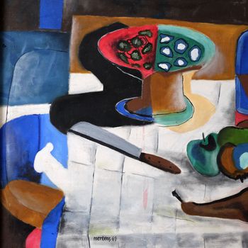 Still Life with Fruit and Jugs - Stella Mertens