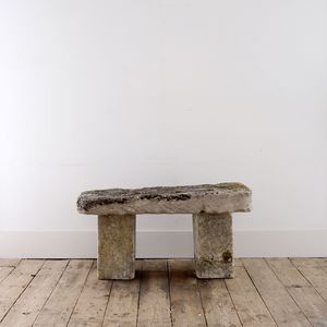 Stone Garden Bench