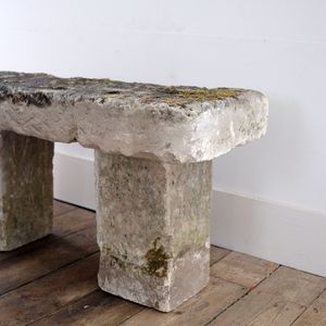 Stone Garden Bench