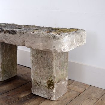 Stone Garden Bench