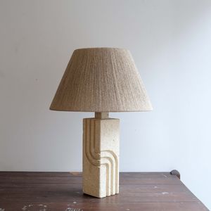 1970s Stone Table Lamp