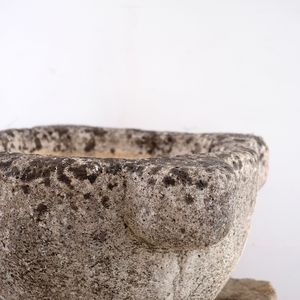 Substantial Stone Mortar Planter