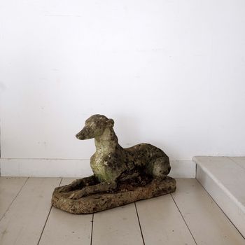 Whippet Garden Sculpture