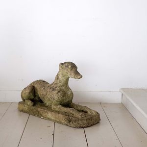 Whippet Garden Sculpture