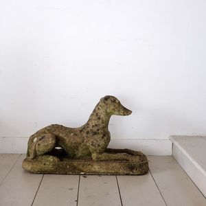 Whippet Garden Sculpture