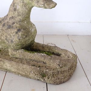 Whippet Garden Sculpture
