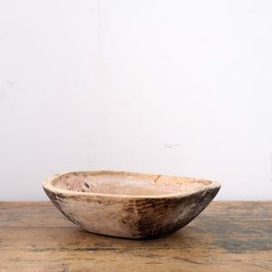 Antique Swedish Folk Art Root Bowl