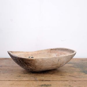 Antique Swedish Folk Art Root Bowl